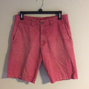 Men’s red shorts